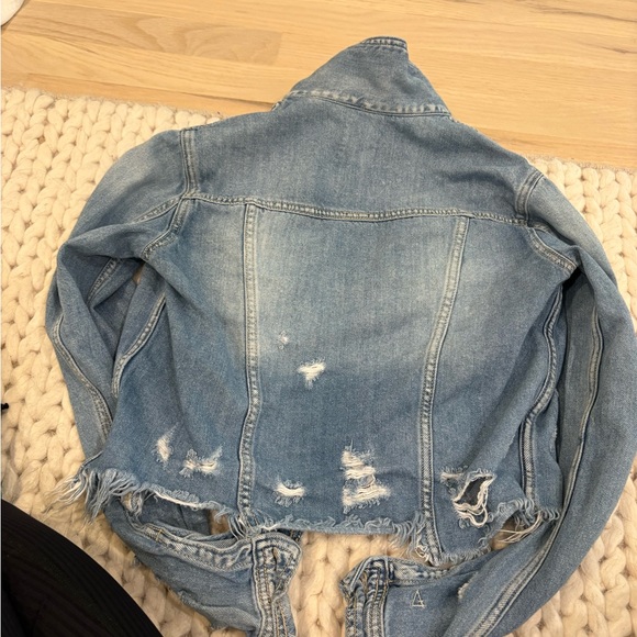 Denim Distressed Jacket - Picture 3 of 3